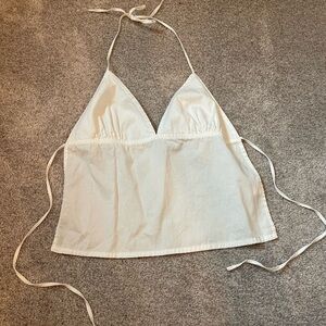 Brandy Melville white tie top